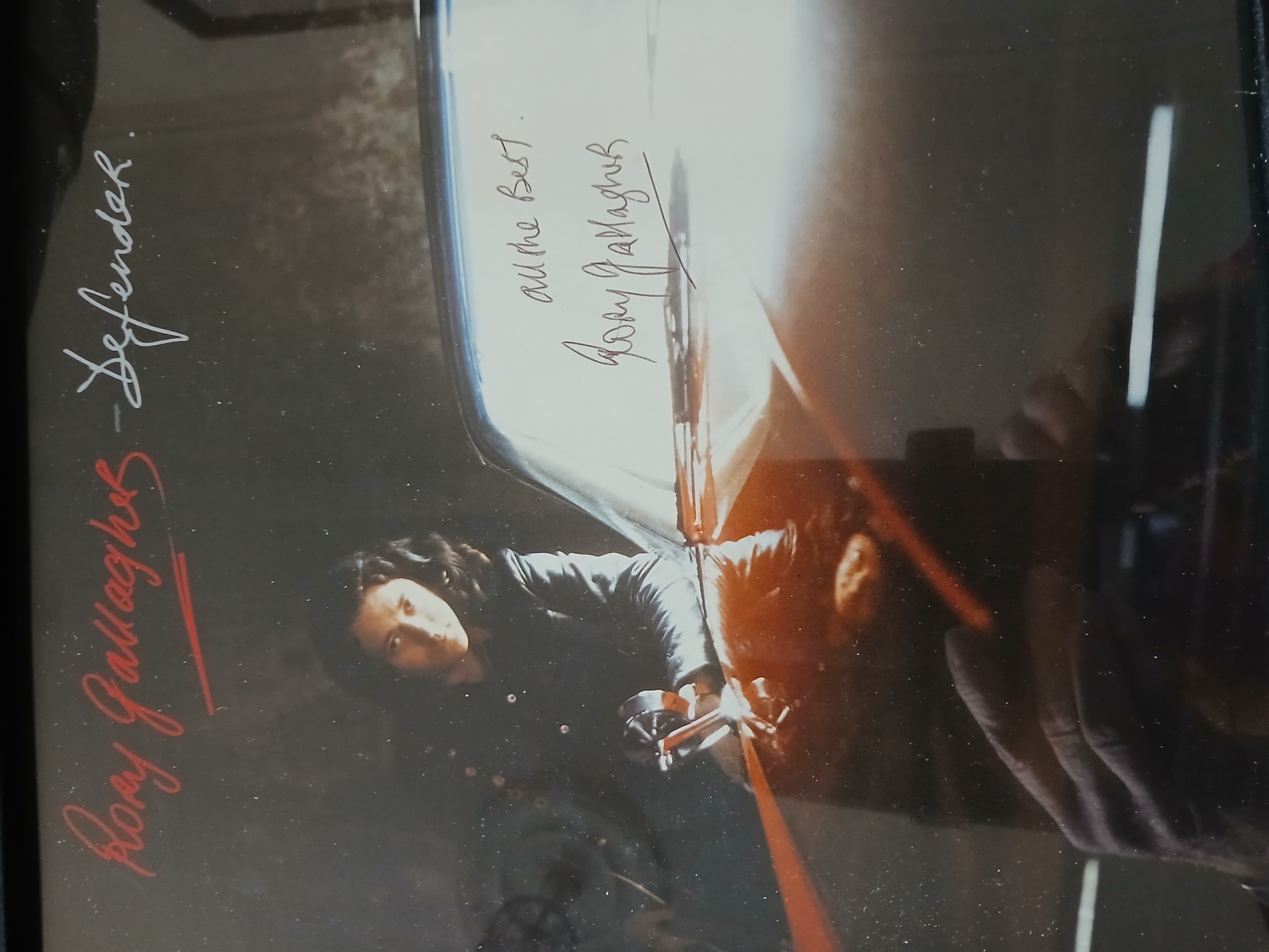 David’s signed copy of ‘Defender’